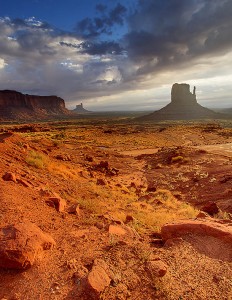 Sunrise at Monument Valley