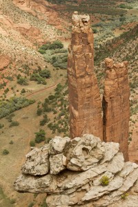 Spider Rock in Canyon De Chelly